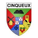 Adesivi stemma Cinqueux adesivo