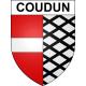 Coudun Sticker wappen, gelsenkirchen, augsburg, klebender aufkleber