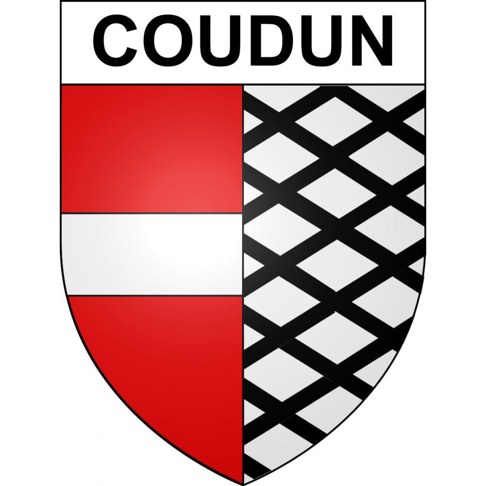 Coudun Sticker wappen, gelsenkirchen, augsburg, klebender aufkleber