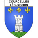 Stickers coat of arms Courcelles-lès-Gisors adhesive sticker