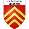 Adesivi stemma Crèvecœur-le-Grand adesivo