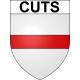 Cuts Sticker wappen, gelsenkirchen, augsburg, klebender aufkleber