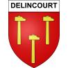 Stickers coat of arms Delincourt adhesive sticker