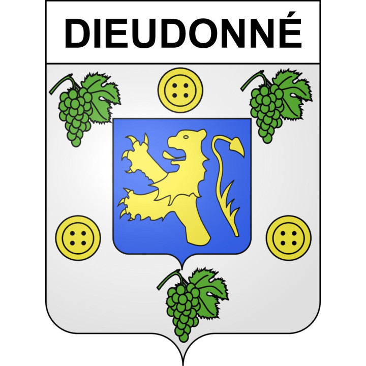 Pegatinas escudo de armas de Dieudonné adhesivo de la etiqueta engomada
