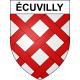 Écuvilly 60 ville sticker blason écusson autocollant adhésif