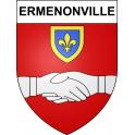 Ermenonville 60 ville sticker blason écusson autocollant adhésif