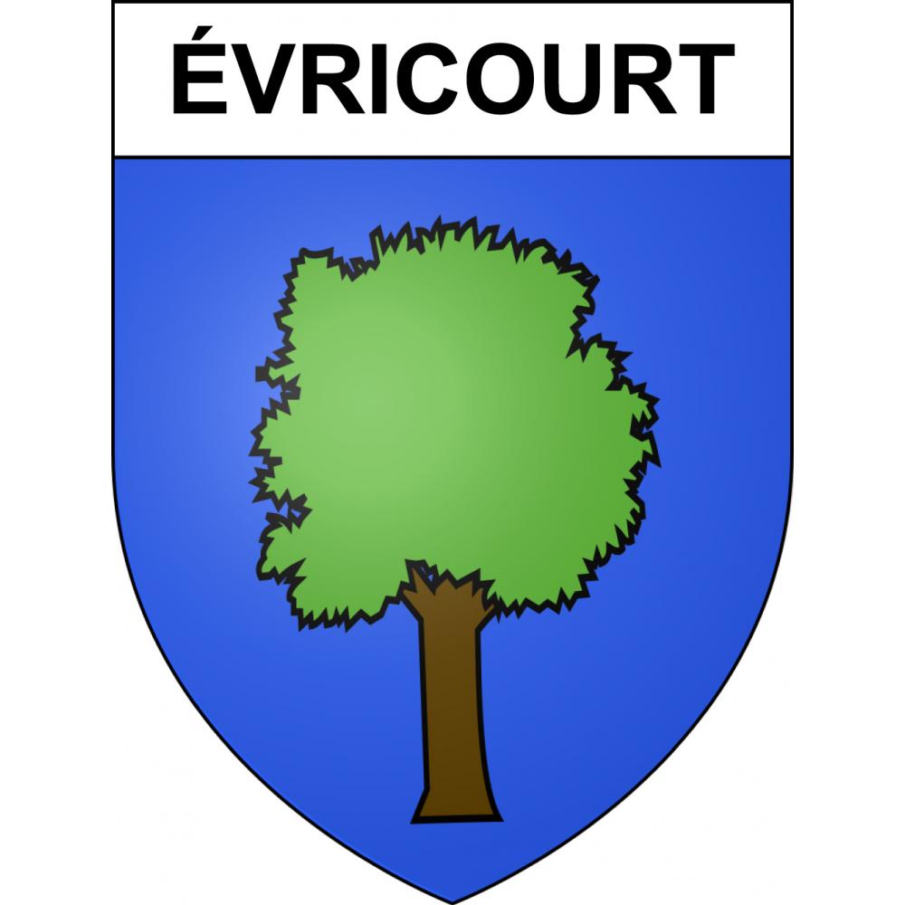 Adesivi stemma Évricourt adesivo