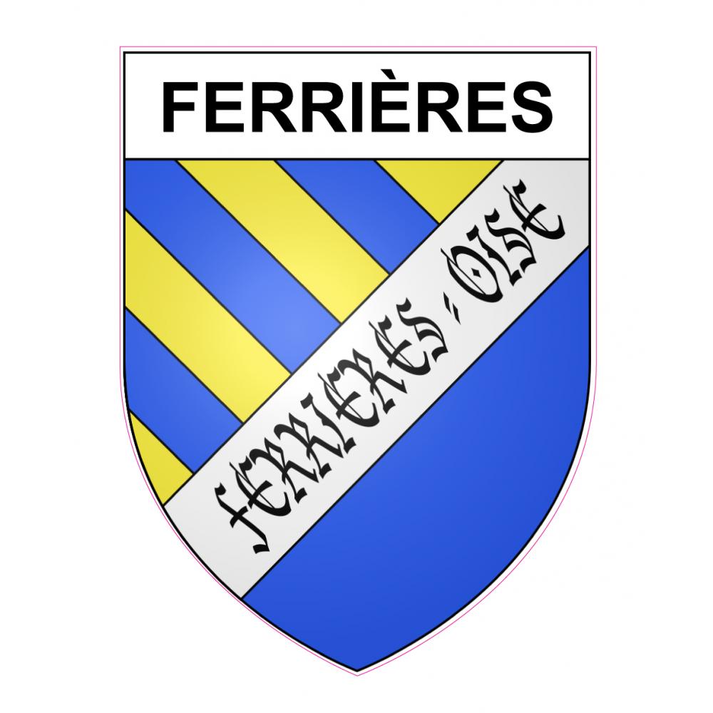 Adesivi stemma Ferrières adesivo