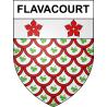 Flavacourt Sticker wappen, gelsenkirchen, augsburg, klebender aufkleber
