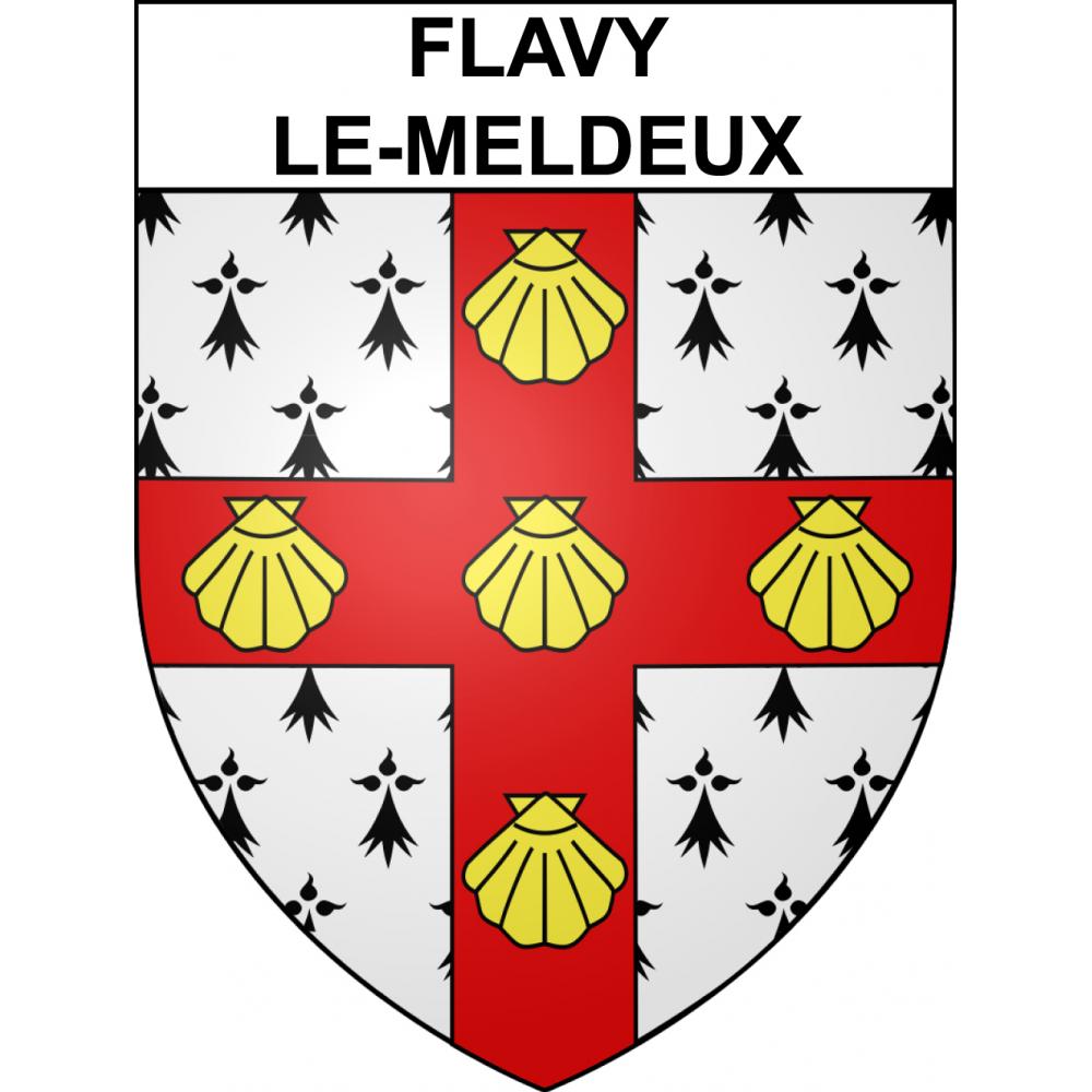 Adesivi stemma Flavy-le-Meldeux adesivo