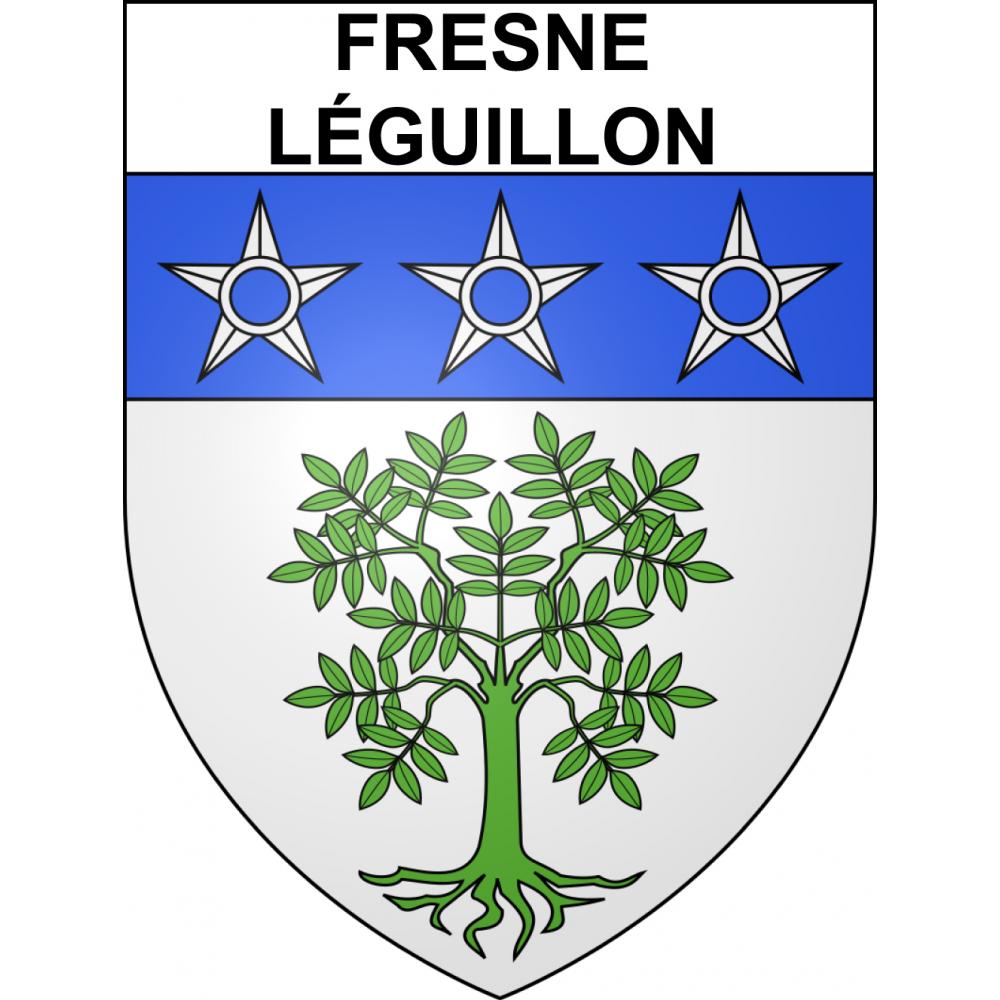 Stickers coat of arms Fresne-Léguillon adhesive sticker