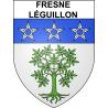 Fresne-Léguillon Sticker wappen, gelsenkirchen, augsburg, klebender aufkleber