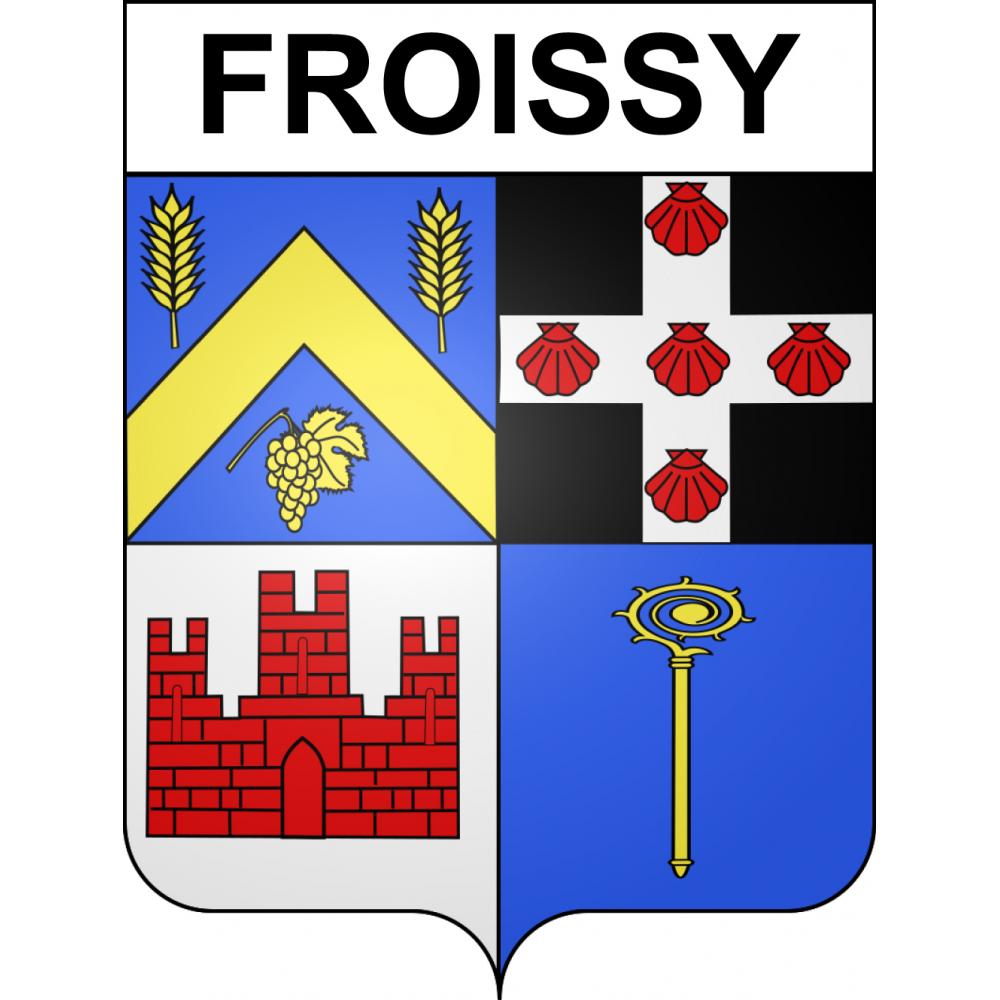 Adesivi stemma Froissy adesivo