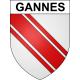 Gannes 60 ville sticker blason écusson autocollant adhésif
