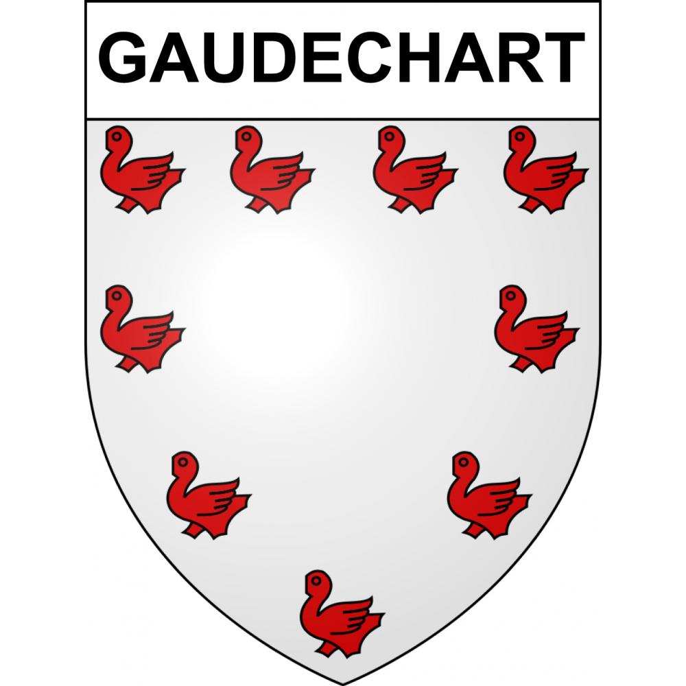 Gaudechart Sticker wappen, gelsenkirchen, augsburg, klebender aufkleber