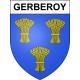 Stickers coat of arms Gerberoy adhesive sticker