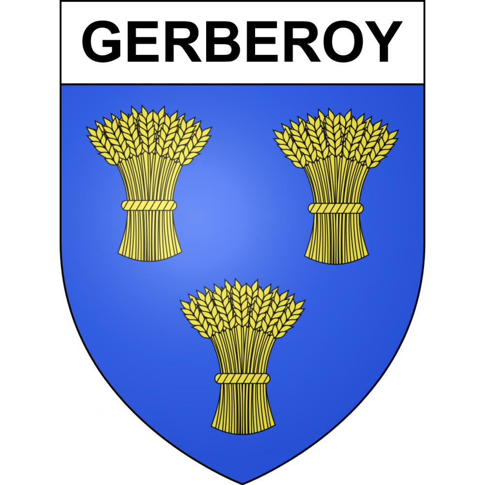Gerberoy Sticker wappen, gelsenkirchen, augsburg, klebender aufkleber