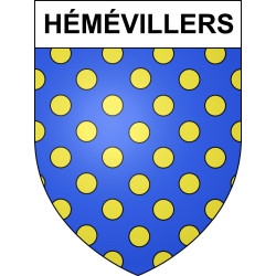 Hémévillers 60 ville sticker blason écusson autocollant adhésif
