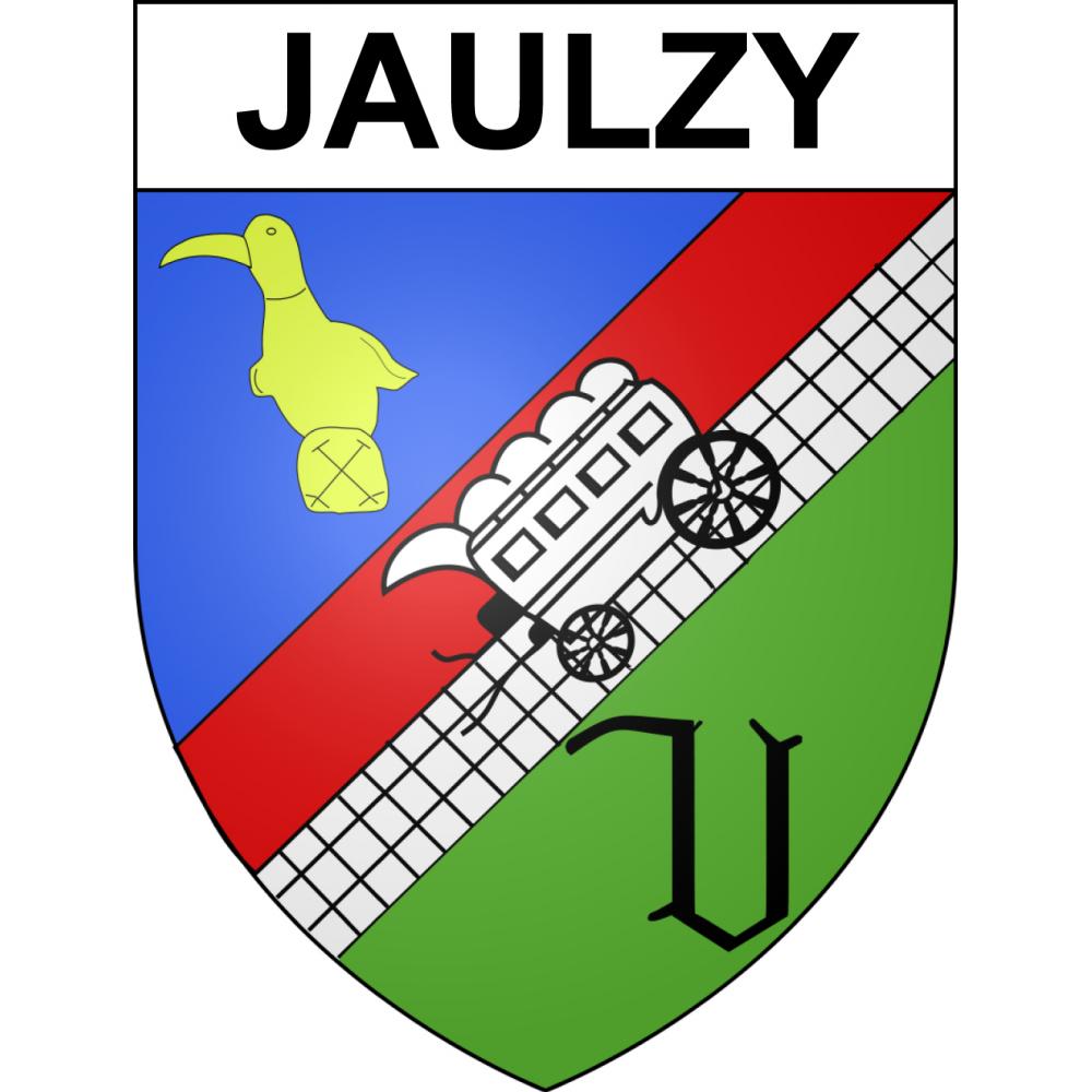 Stickers coat of arms Jaulzy adhesive sticker