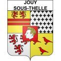 Jouy-sous-Thelle 60 ville sticker blason écusson autocollant adhésif