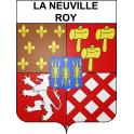 La Neuville-Roy 60 ville sticker blason écusson autocollant adhésif