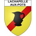 Lachapelle-aux-Pots 60 ville sticker blason écusson autocollant adhésif