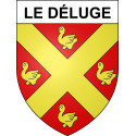 Le Déluge Sticker wappen, gelsenkirchen, augsburg, klebender aufkleber