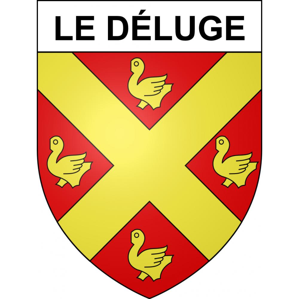 Stickers coat of arms Le Déluge adhesive sticker