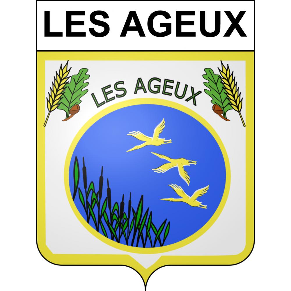 Stickers coat of arms Les Ageux adhesive sticker