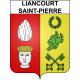 Liancourt-Saint-Pierre 60 ville sticker blason écusson autocollant adhésif
