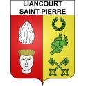 Stickers coat of arms Liancourt-Saint-Pierre adhesive sticker