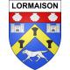 Lormaison 60 ville sticker blason écusson autocollant adhésif