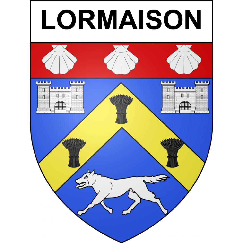Lormaison Sticker wappen, gelsenkirchen, augsburg, klebender aufkleber