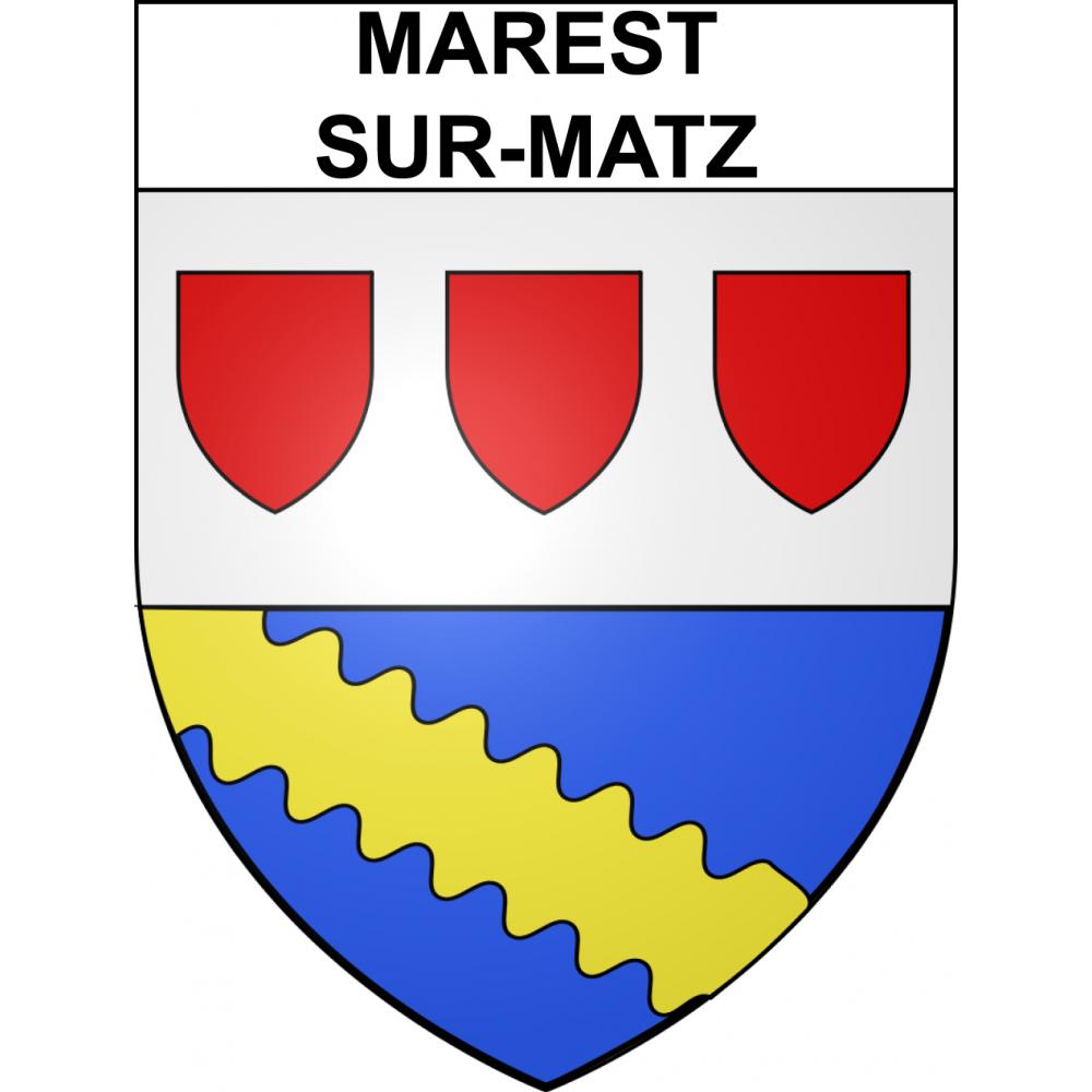 Adesivi stemma Marest-sur-Matz adesivo
