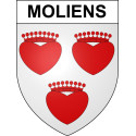 Moliens Sticker wappen, gelsenkirchen, augsburg, klebender aufkleber