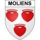 Stickers coat of arms Moliens adhesive sticker