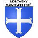 Montagny-Sainte-Félicit Sticker wappen, gelsenkirchen, augsburg, klebender aufkleber