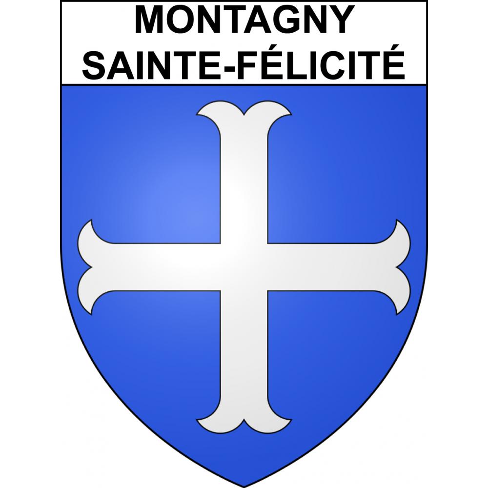 Stickers coat of arms Montagny-Sainte-Félicit adhesive sticker