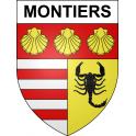 Montiers 60 ville sticker blason écusson autocollant adhésif