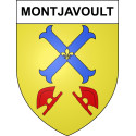 Montjavoult 60 ville sticker blason écusson autocollant adhésif