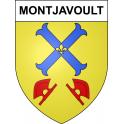 Montjavoult Sticker wappen, gelsenkirchen, augsburg, klebender aufkleber