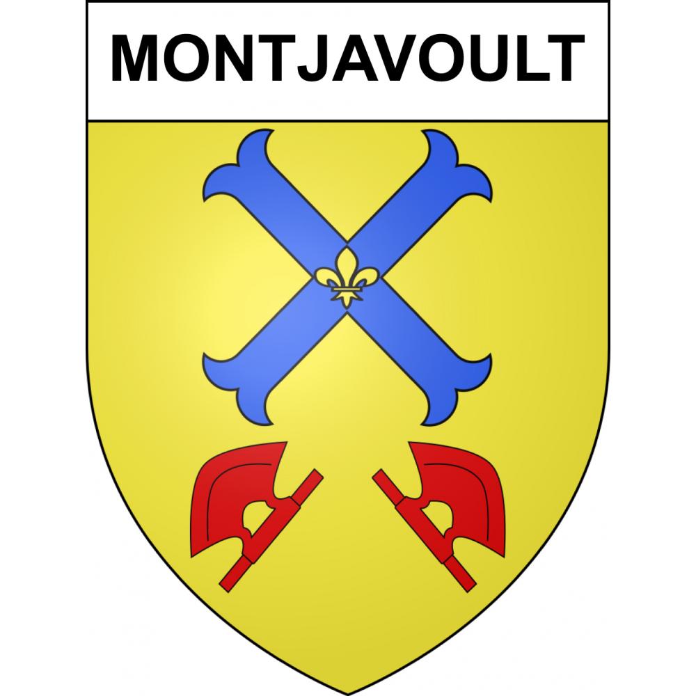 Adesivi stemma Montjavoult adesivo