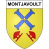 Montjavoult Sticker wappen, gelsenkirchen, augsburg, klebender aufkleber
