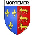 Mortemer 60 ville sticker blason écusson autocollant adhésif