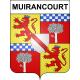 Muirancourt 60 ville sticker blason écusson autocollant adhésif