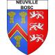 Neuville-Bosc 60 ville sticker blason écusson autocollant adhésif