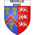 Neuville-Bosc 60 ville sticker blason écusson autocollant adhésif