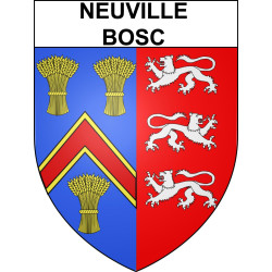Neuville-Bosc Sticker wappen, gelsenkirchen, augsburg, klebender aufkleber