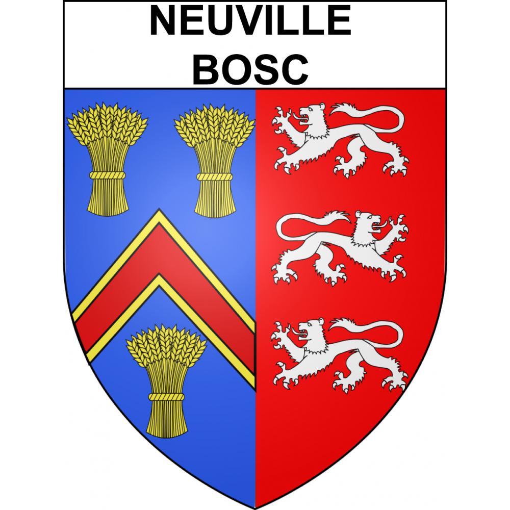 Neuville-Bosc Sticker wappen, gelsenkirchen, augsburg, klebender aufkleber