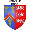 Neuville-Bosc Sticker wappen, gelsenkirchen, augsburg, klebender aufkleber
